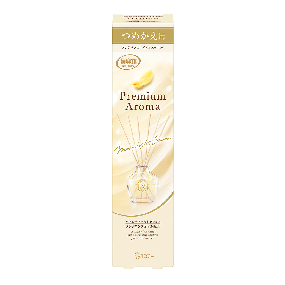 玄関・リビング用 消臭力 Premium Aroma Stick ムーンライトシャボン 詰替え用