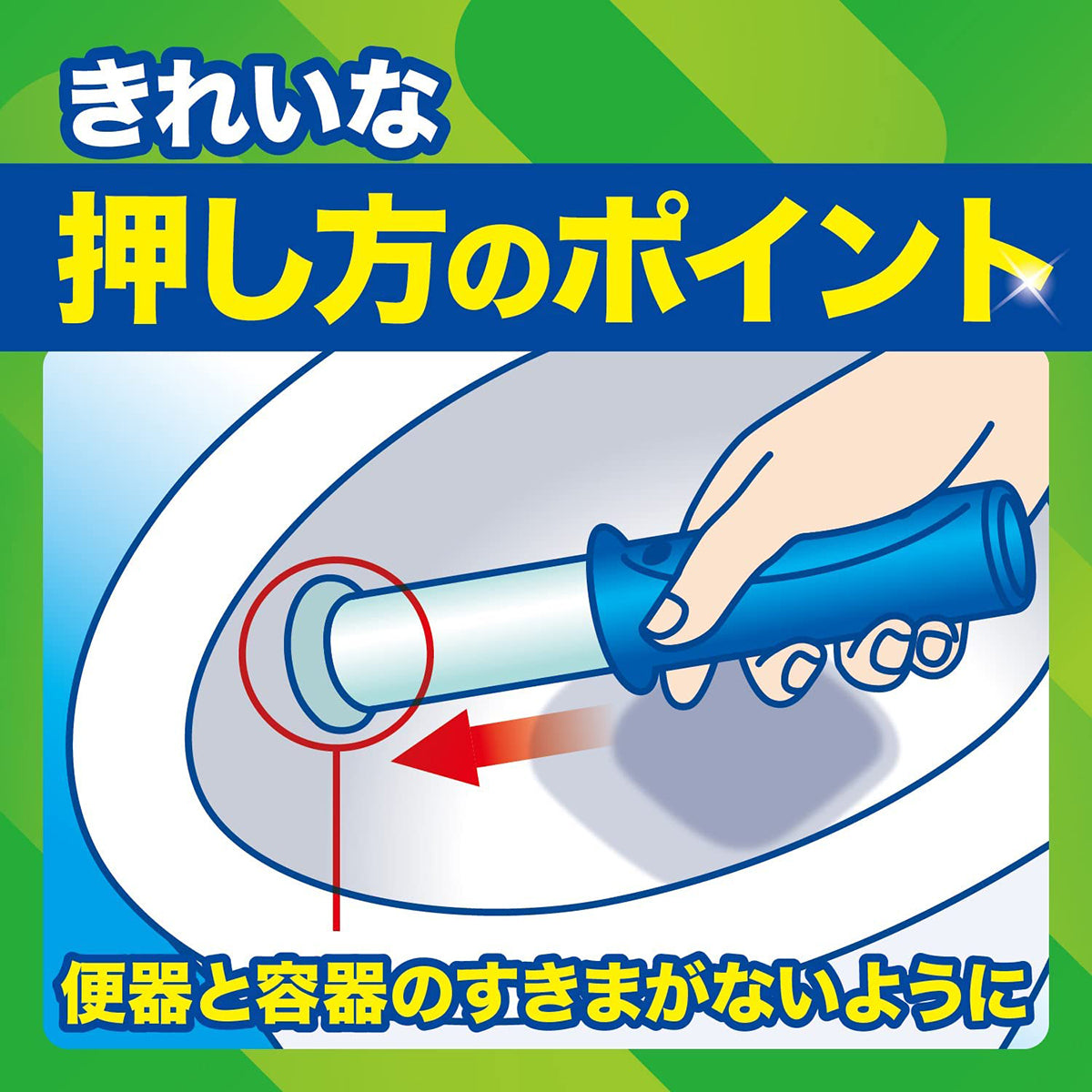 きれいな押し方のポイント