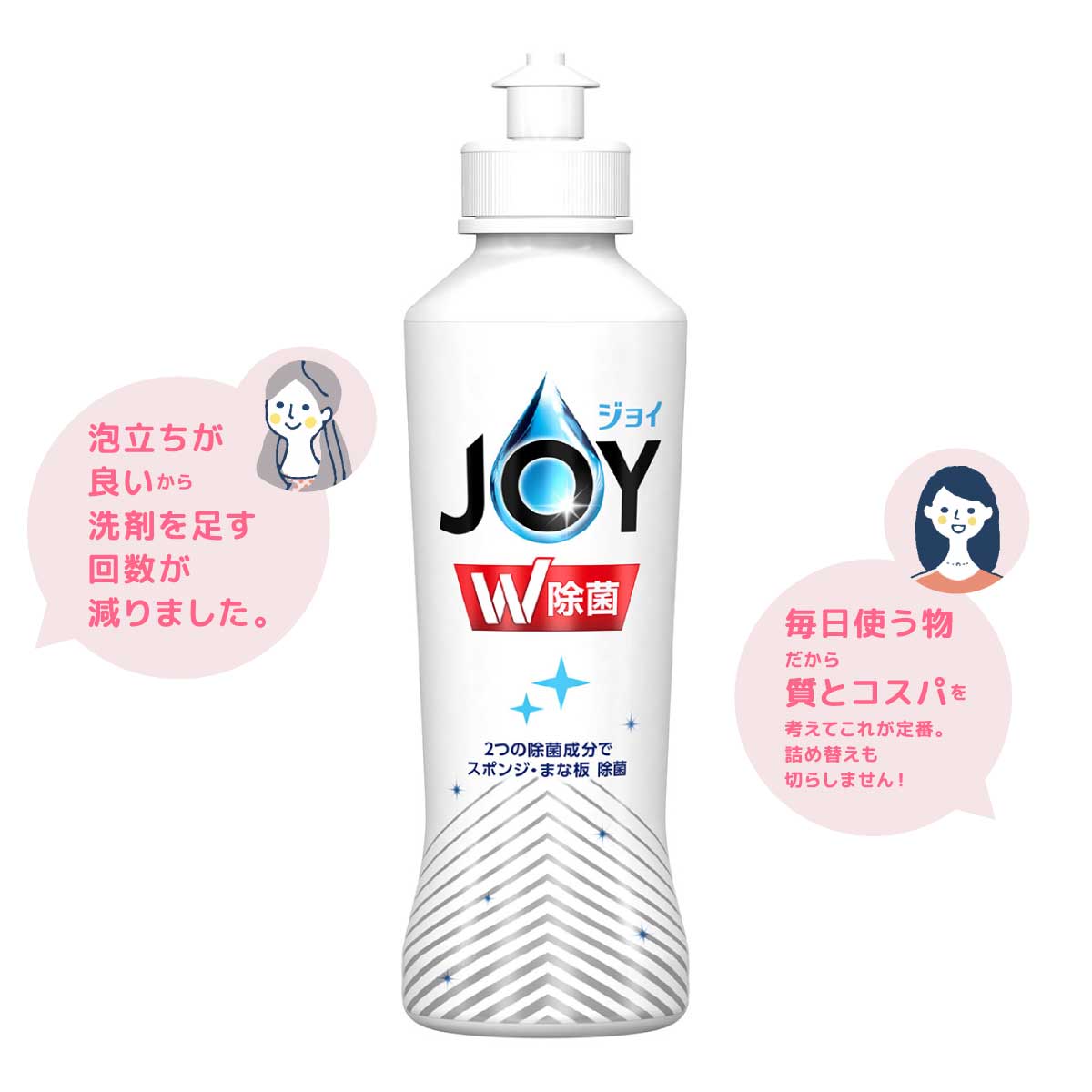 除菌ジョイコンパクト本体175ml コメント付き