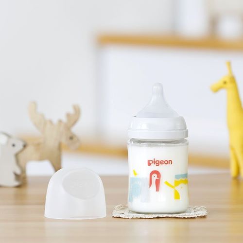 母乳実感哺乳びん 耐熱ガラス160ml (Zoo) イメージ