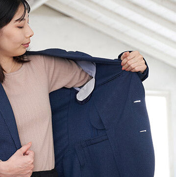 汗とりパット(ベージュ) 使用イメージ