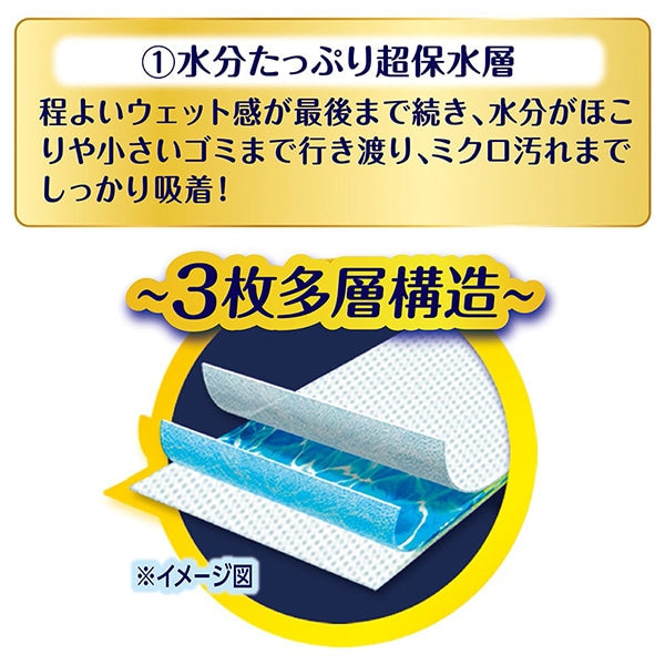 ①水分たっぷり超保水層