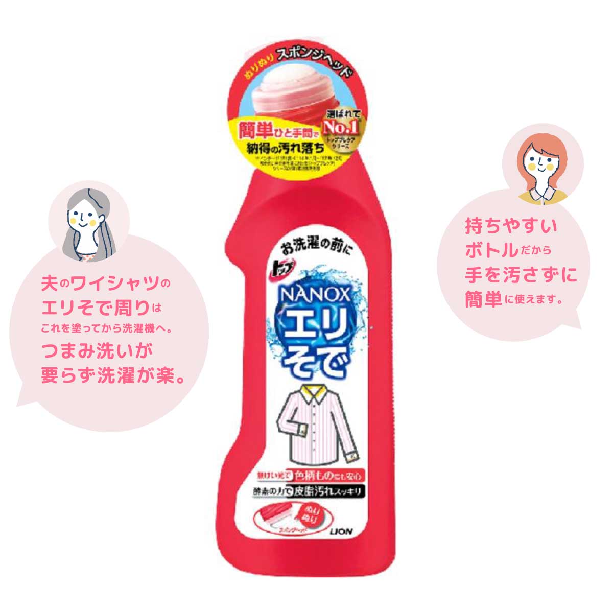 トップ NANOX エリそで用 本体 コメント付き