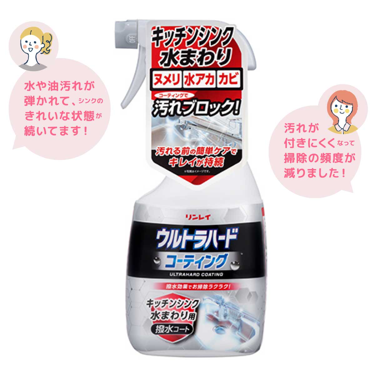 ウルトラハードコーティング キッチンシンク水まわり用 コメント付き