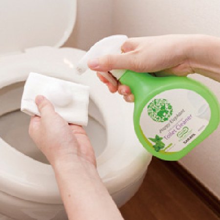 ハッピーエレファント トイレクリーナー 使用イメージ