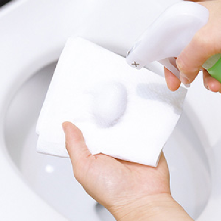 ハッピーエレファント トイレクリーナー 使用イメージ